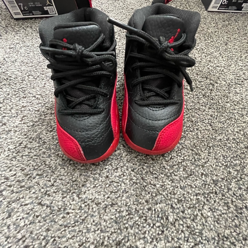 Toddler Jordan 12’s Flu game